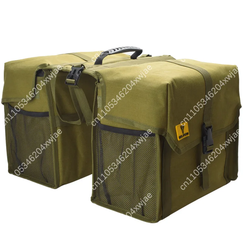 Waterproof Large Capacity Bicycle Pannier 25L for MTB Road Bike, Rear Rack Tail Bag for Long Distance Touring Travel