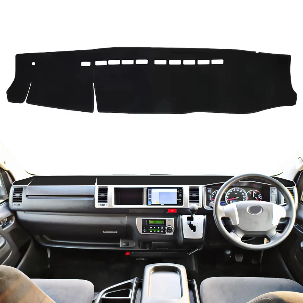 Car Dashboard Mat  for Toyota Hiace 200  Dash Mat Dashmat Accessories Sunshade Protective Carpet