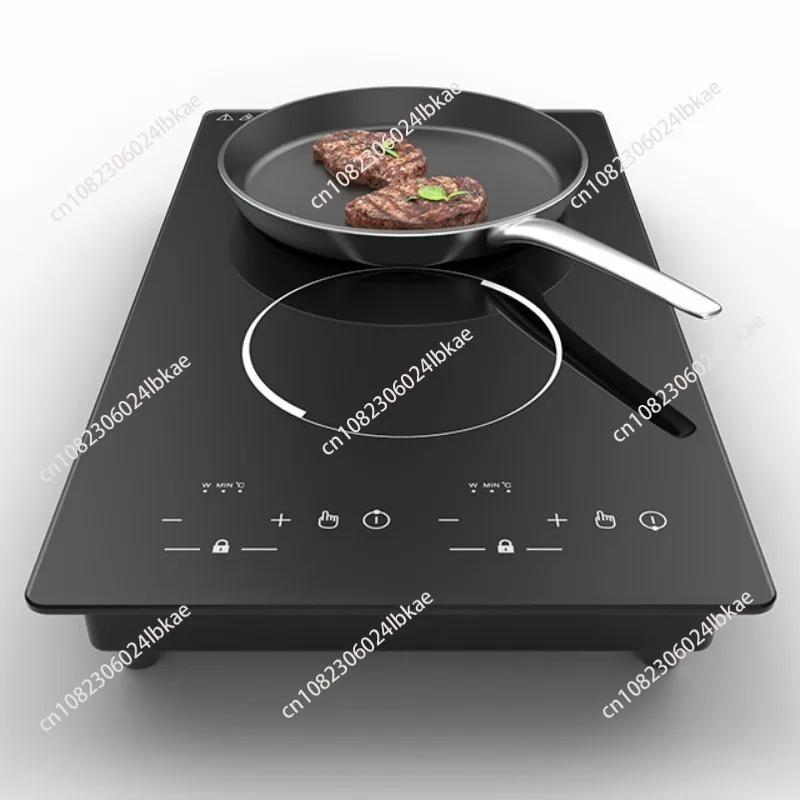 Ceramic Stove Intelligent Household Embedded Double-head Infrared Stove Light Wave Electric Stove Barbecue Fire Boiler