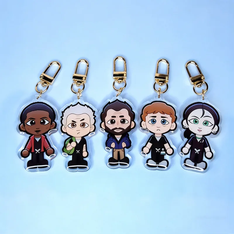 Porte-clés en acrylique de la série TV The Pitt, version Q, breloque Docteur Infirmière pour sac à dos, sac à fermeture éclair, pendentif, cadeau pour les fans de la série médicale