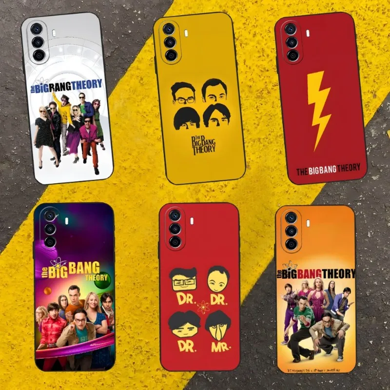 The Big Bang Theory TBBT Phone Case For Huawei P30 P50 P40 Mate50 Mate40 Mate30 NOVA10 NOVA9 NOVA8 Pro Plus Black Soft Cover