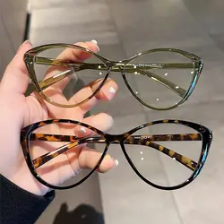 Myopia Glasses Frame Glasses Women Anti Blue Light Glasses Fashion Y2K Eyeglasses Frame Goggles -100 to -400 Myopia Glasses
