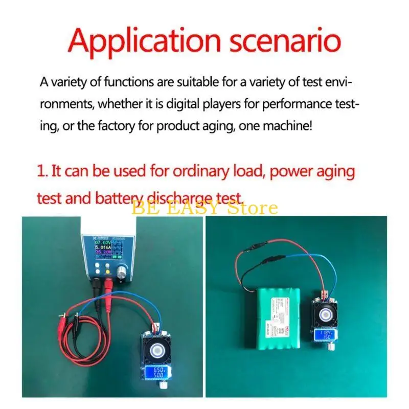 E28F USB Intelligent Trigger Electronic Load Fast Tester Support QC2.0 C3.0/