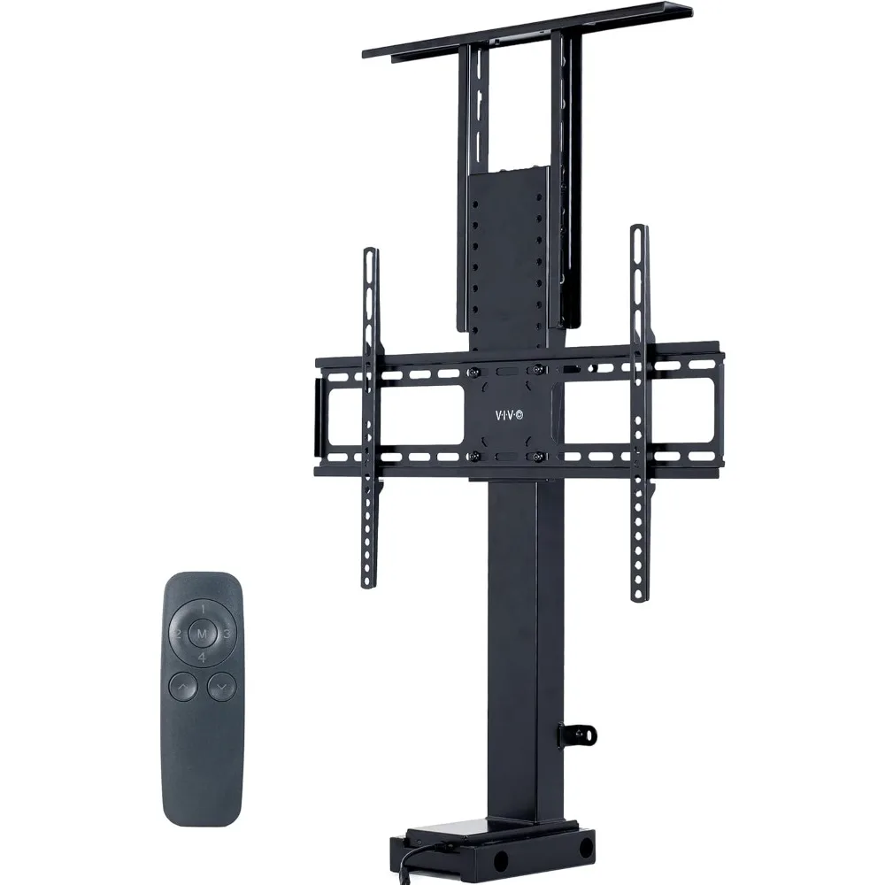 Soporte de TV motorizado para pantallas de 32 a 65 pulgadas, soporte de televisión de elevación vertical con control remoto, soporte de montaje de TV compacto, MOU