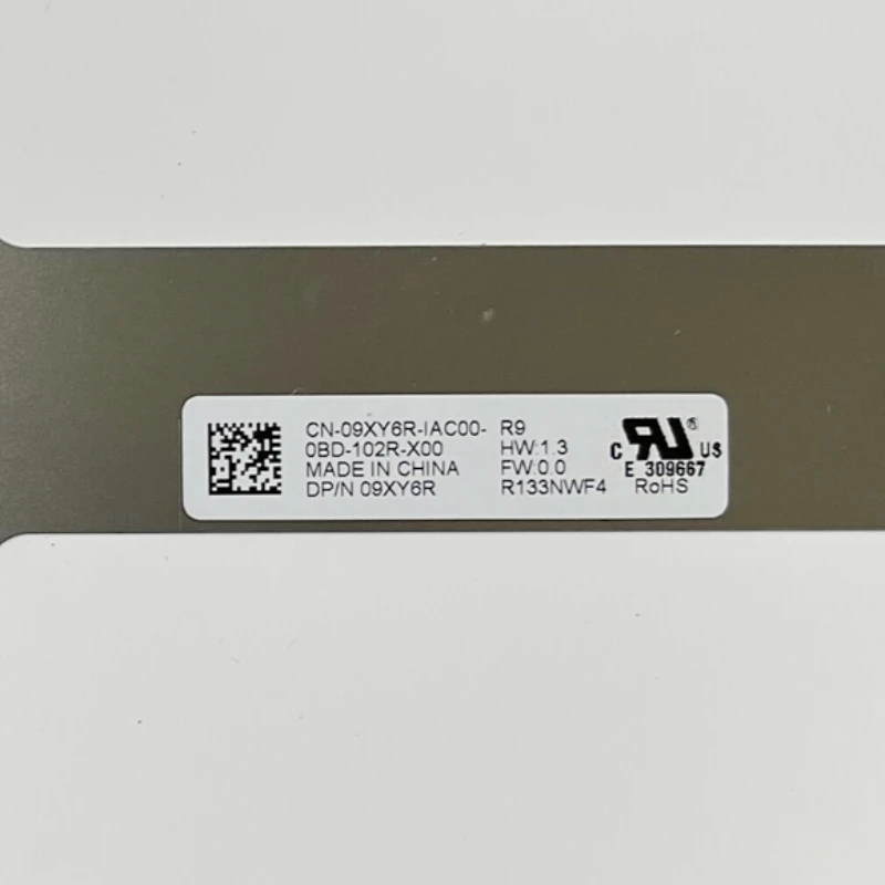 

R133NWF4 R9 13.3" Glossy DP/N 07Y0MM 40Pins FHD Touch Display Laptop lcd Screen