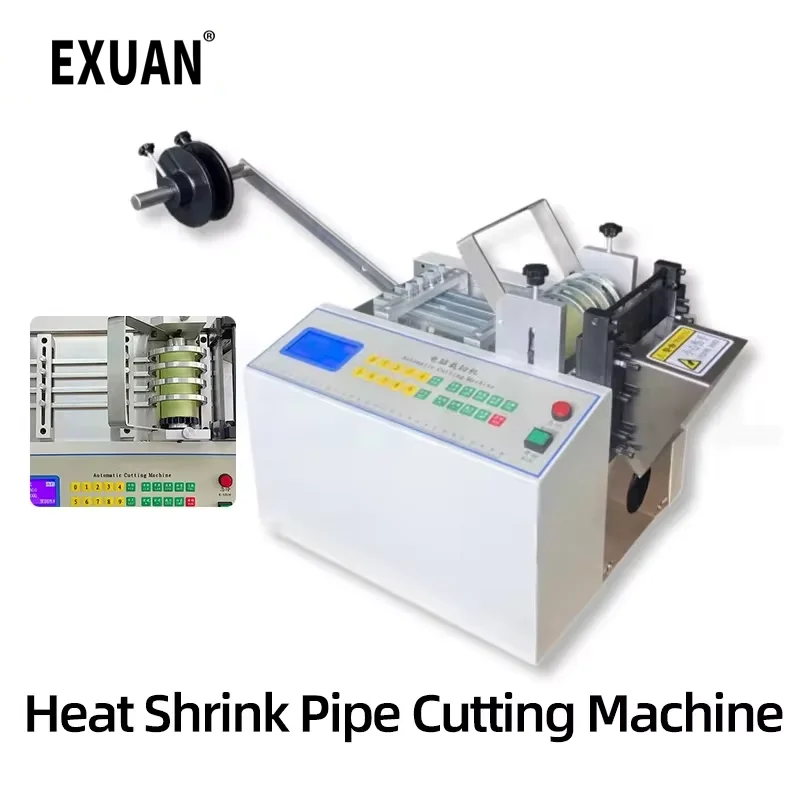 Hot Automatic Cutting Tube Machine 11v-230v  PVC Heat Shrink Sleeve Shrinking Tube Cutter Tape Belt Cold Cutting  0-100MM