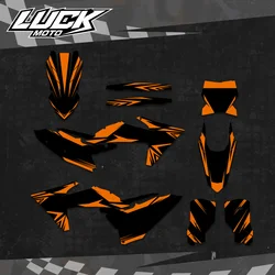 For KTM SX XC SXF XCF 125 150 250 300 350 450 2023 2024 EXCF XCW XCFW 2024 Graphics Decals Stickers Motorcycle Background