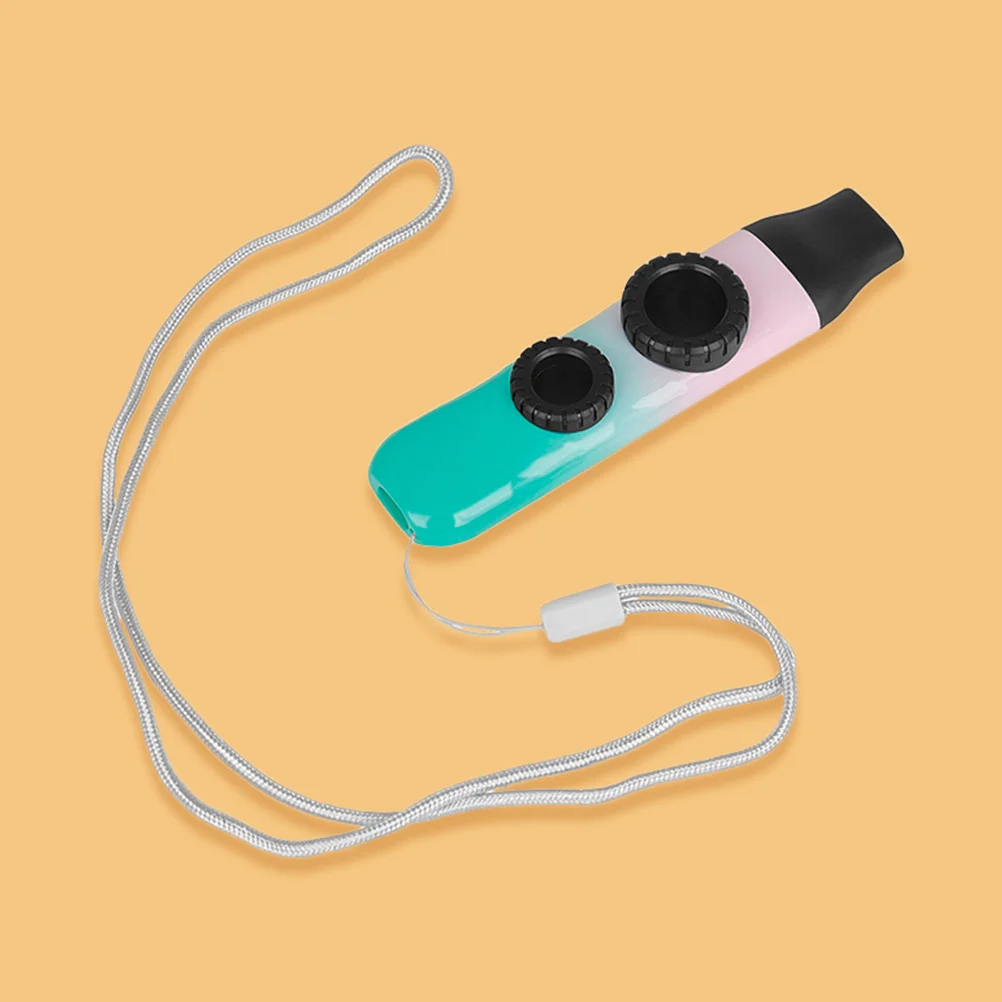 

Double Hole Kazoo ABS Plastic Fun Musical Instrument Gradient Color Professional Portable Kazoo for Adults Kids Easy to Use