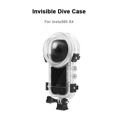Underwater 50m Invisible Dive Case For Insta360 X4 360°Panorama Action Camera Waterproof Housing Accessories