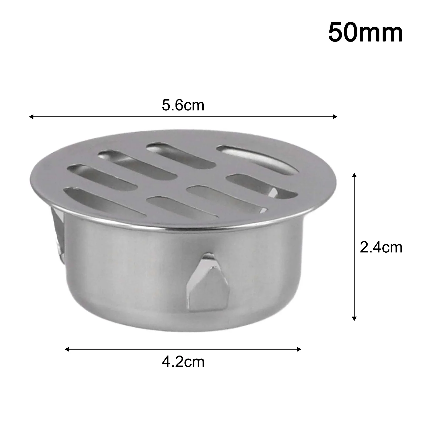 Round Flat Floor Drain Cover Made of 304 Stainless Steel and Practical for Garden Balcony and Drainage Systems