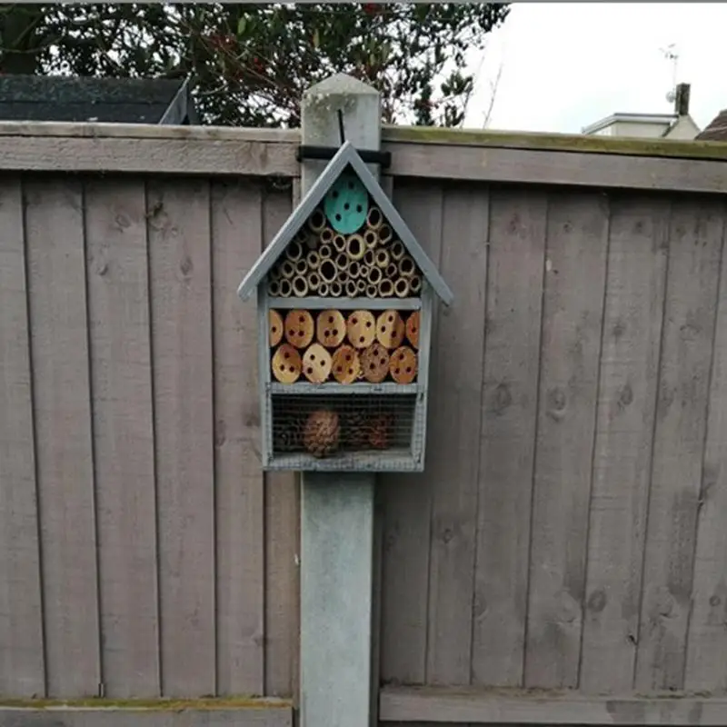 Colgadores de plantas para vallas, ganchos de hierro para Patio, soportes de cesta para postes de hormigón, alimentador de pájaros de hierro decorativo de Metal