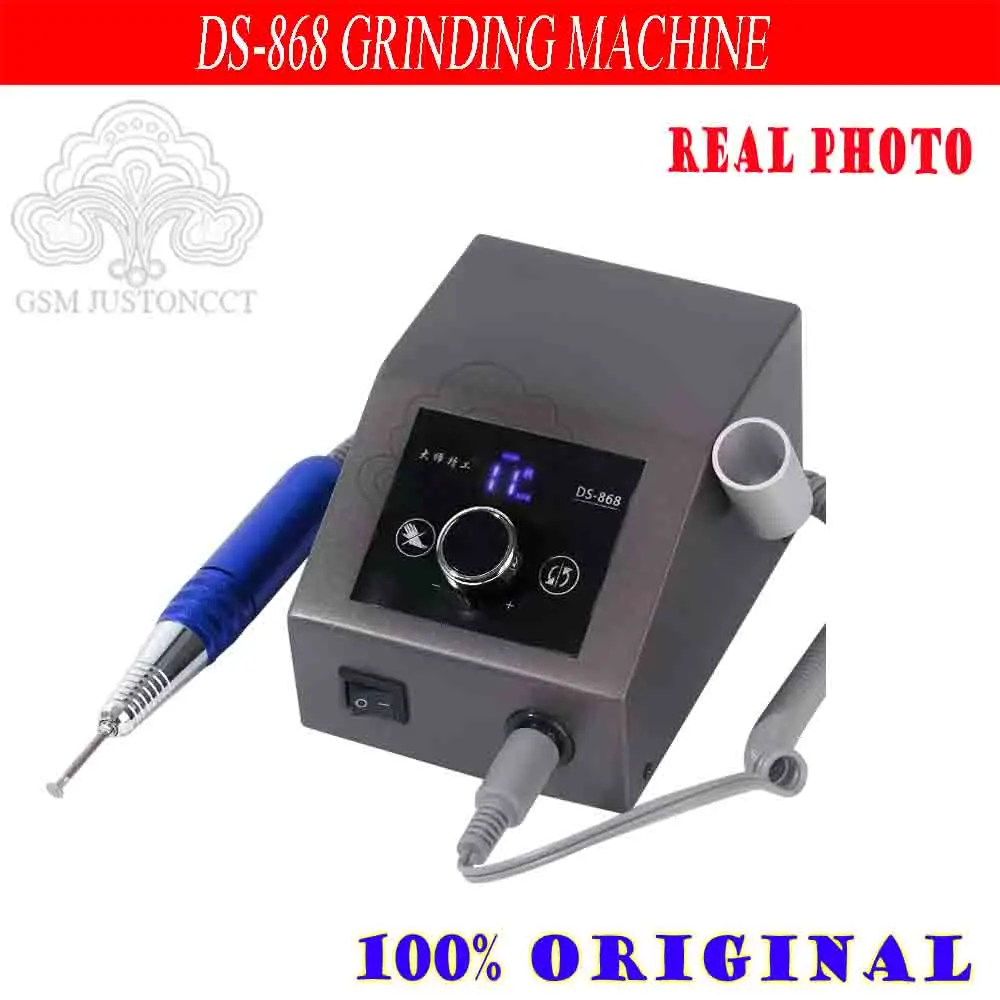 

Ds-868 grinding machine, 35000 rpm, adjustment, touch screen, tips change, smart grinder, CPU and chips grinding pen