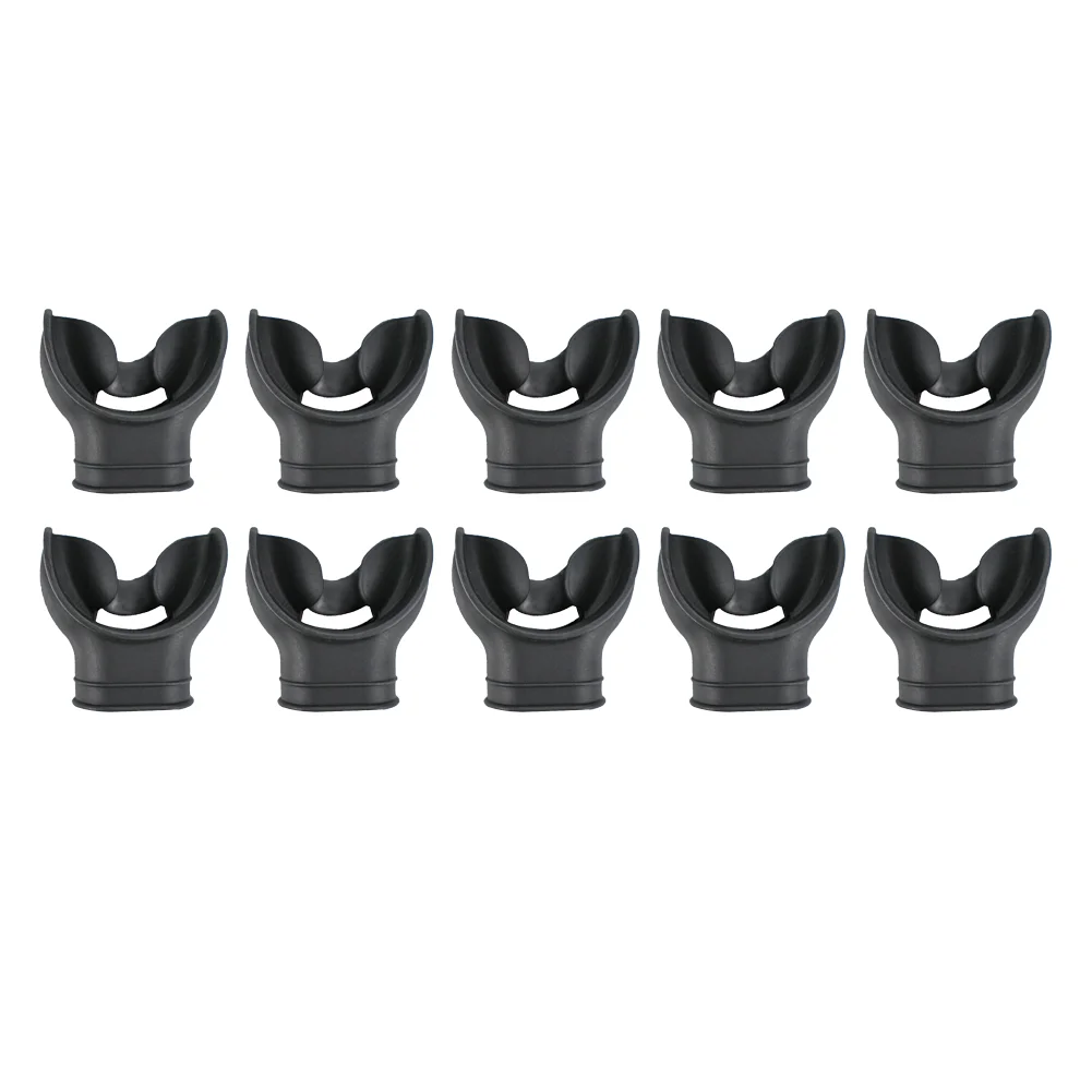 10PCS Tongue Protector Bites for Scuba Diving Snorkel Mouthpiece Silicone Replacement Even Pressure Distribution