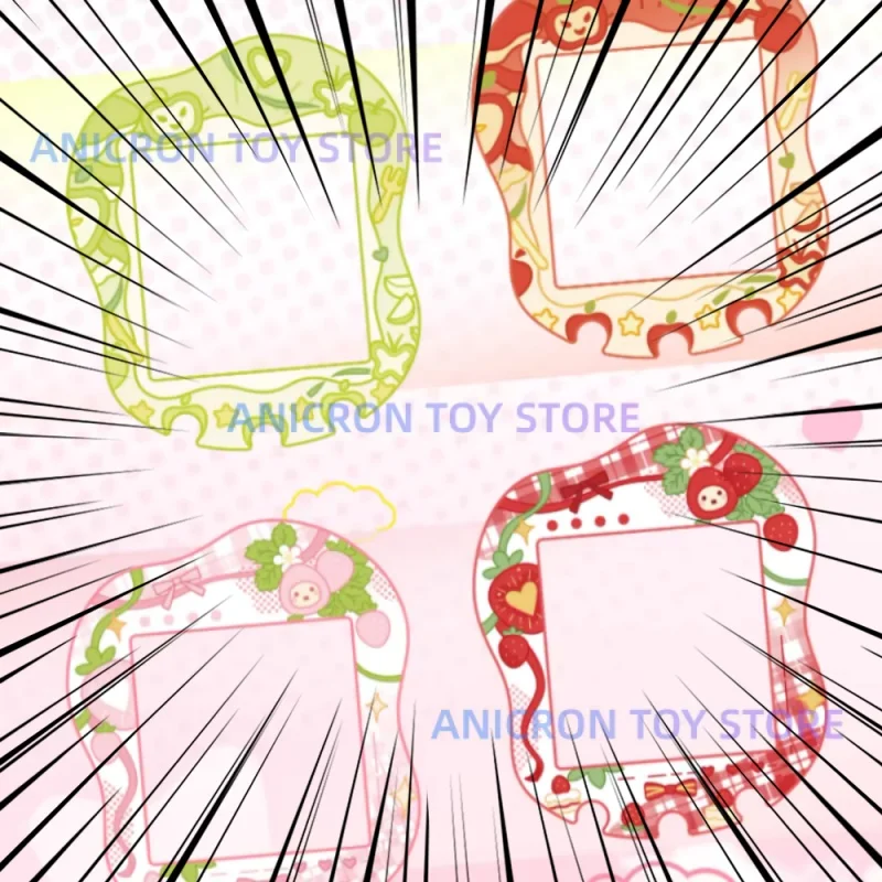 재고 있음 타마고치 유니 펫 머신 데빌 엔젤 딸기 사과 보호 패널 종이 배송 도구