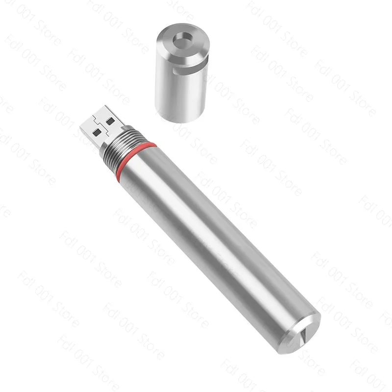 Wireless temperature recorder, drug vaccine laboratory detector, waterproof fuselage, high temperature sterilization thermometer