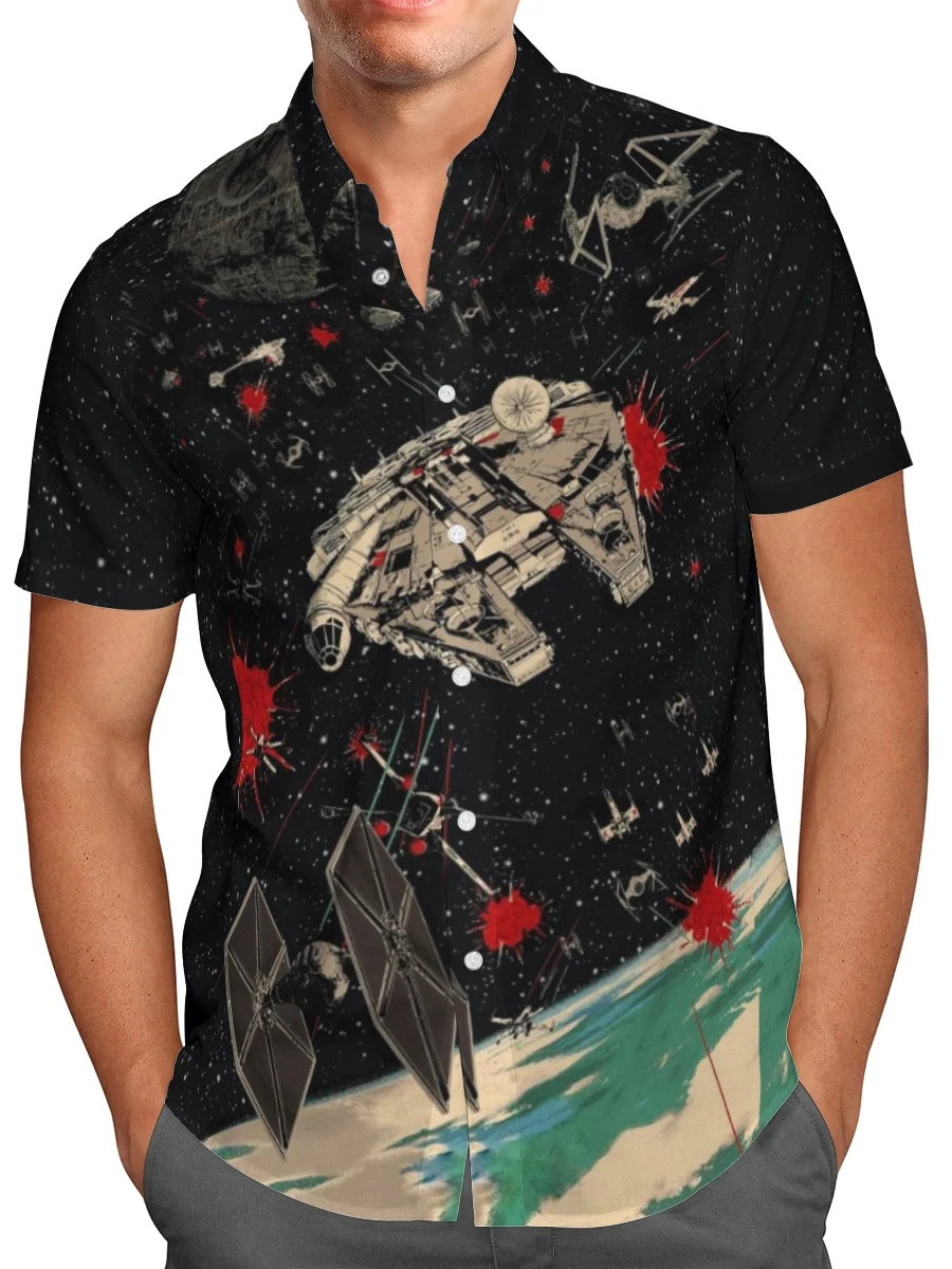 

Мужской летний кардиган из полиэстера с цифровым принтом, приталенный, с открытым воротом, молодежный, модный, с воротником-стойкой