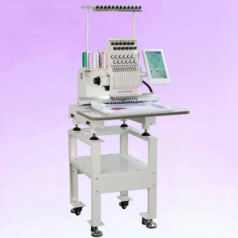 Wholesale Mini Single Head Multi Needle 9/12 Needles Computerized 350*230MM Embroidery Machine