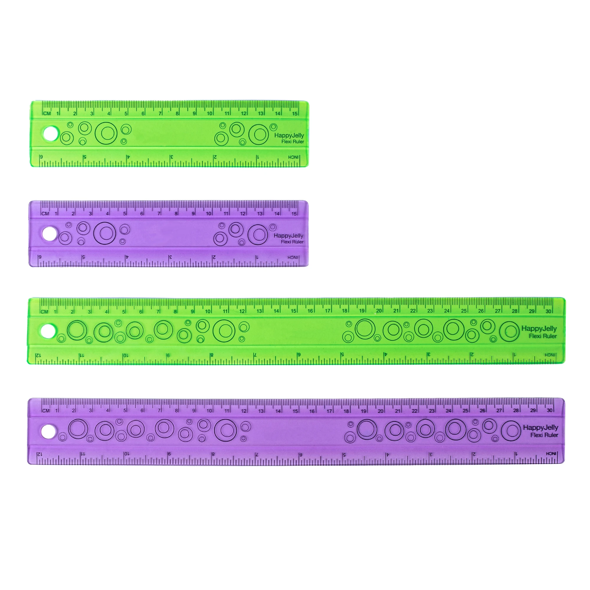 Soft Ruler 15cm/30cm Flexible Ruler Inch And Metric Creative Stationery Drawing Ruler School Office Stationery Supply