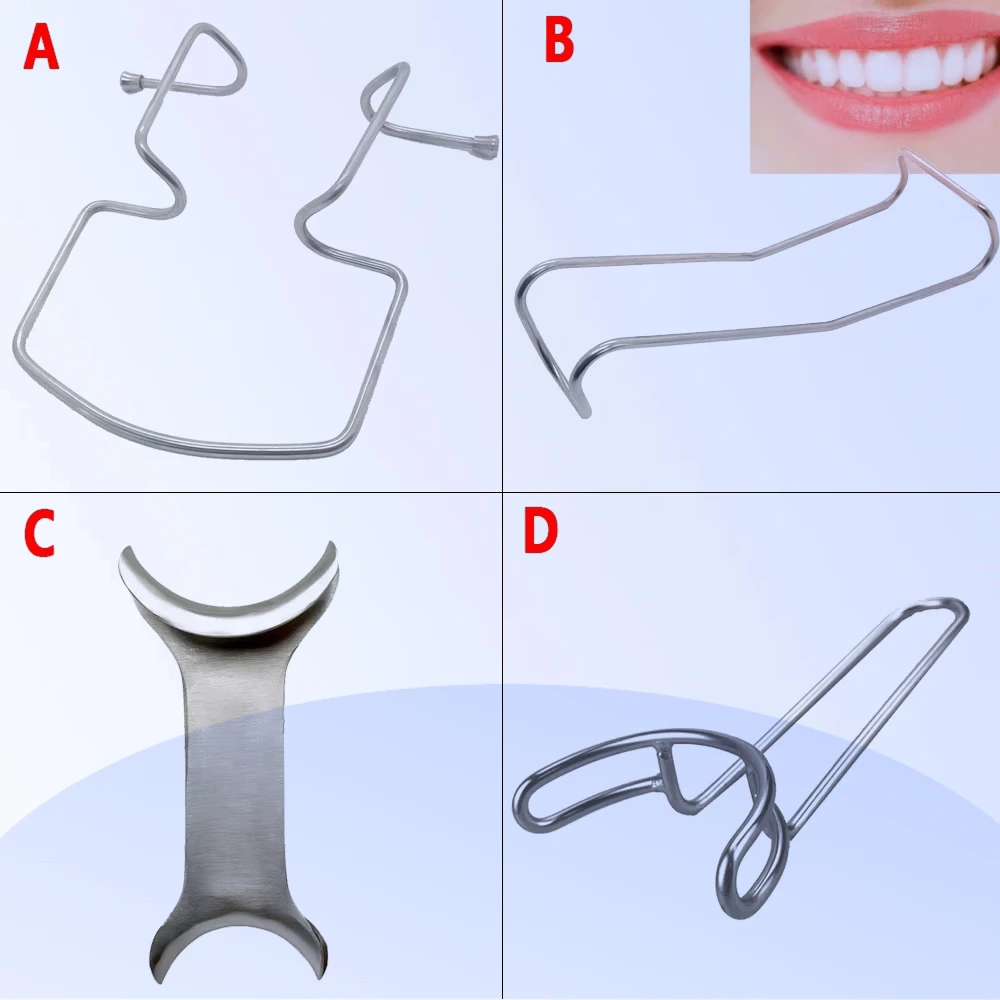 

Dental Orthodontic Stainless Steel Mouth Opener Dental Lip Cheek Retractor Dentist Oral Intraoral Expander Tools