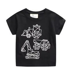 Jumping Meters 2-7T New Arrival Sharks Boys T Shirts Kids Fashion Baby Clothes Short Sleeve Toddler Costume Shirts Tops