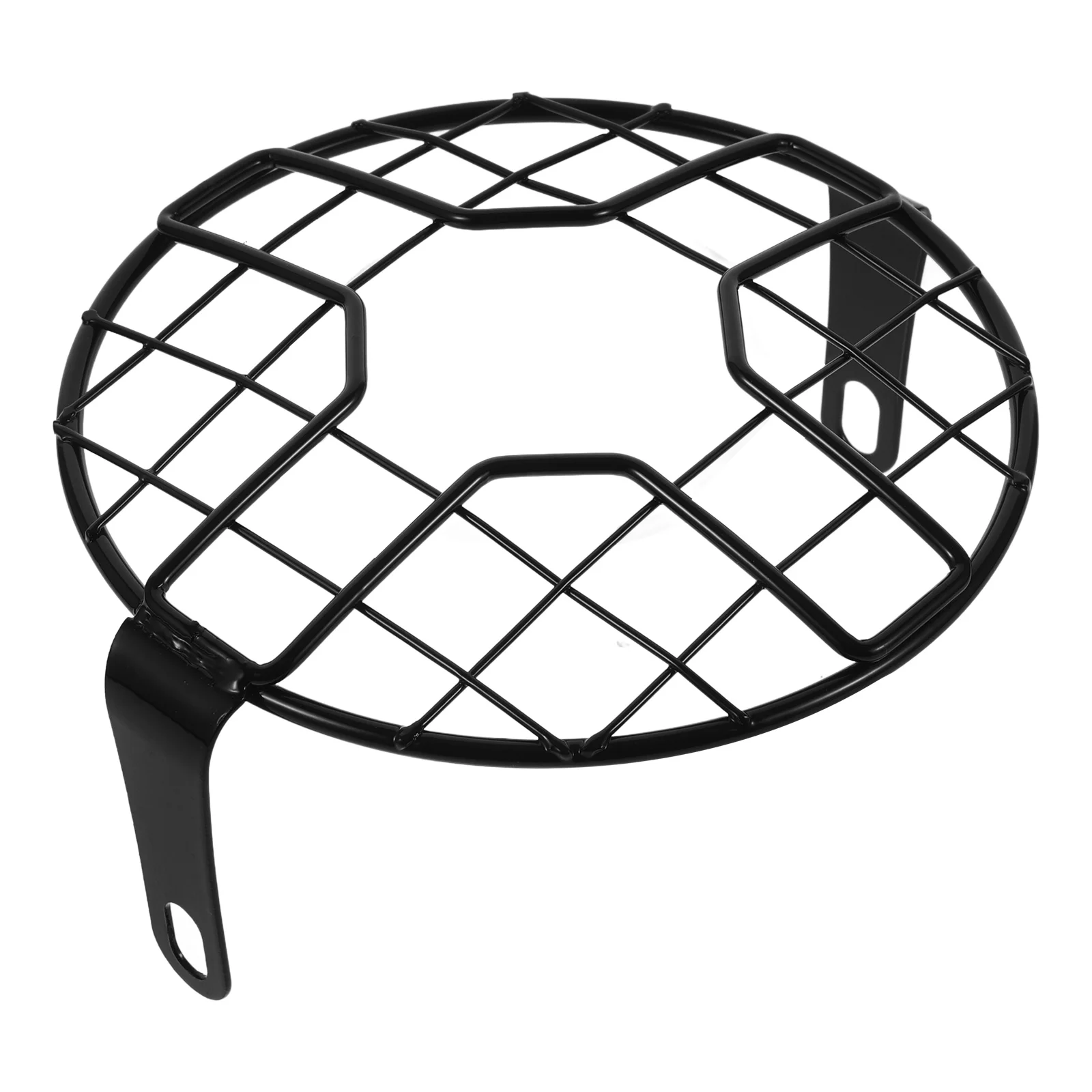 

Headlight Mesh Protector Motorbike Headlight Cover Vintage Mesh Guard Style Sturdy Grill Guard Metal Replacement