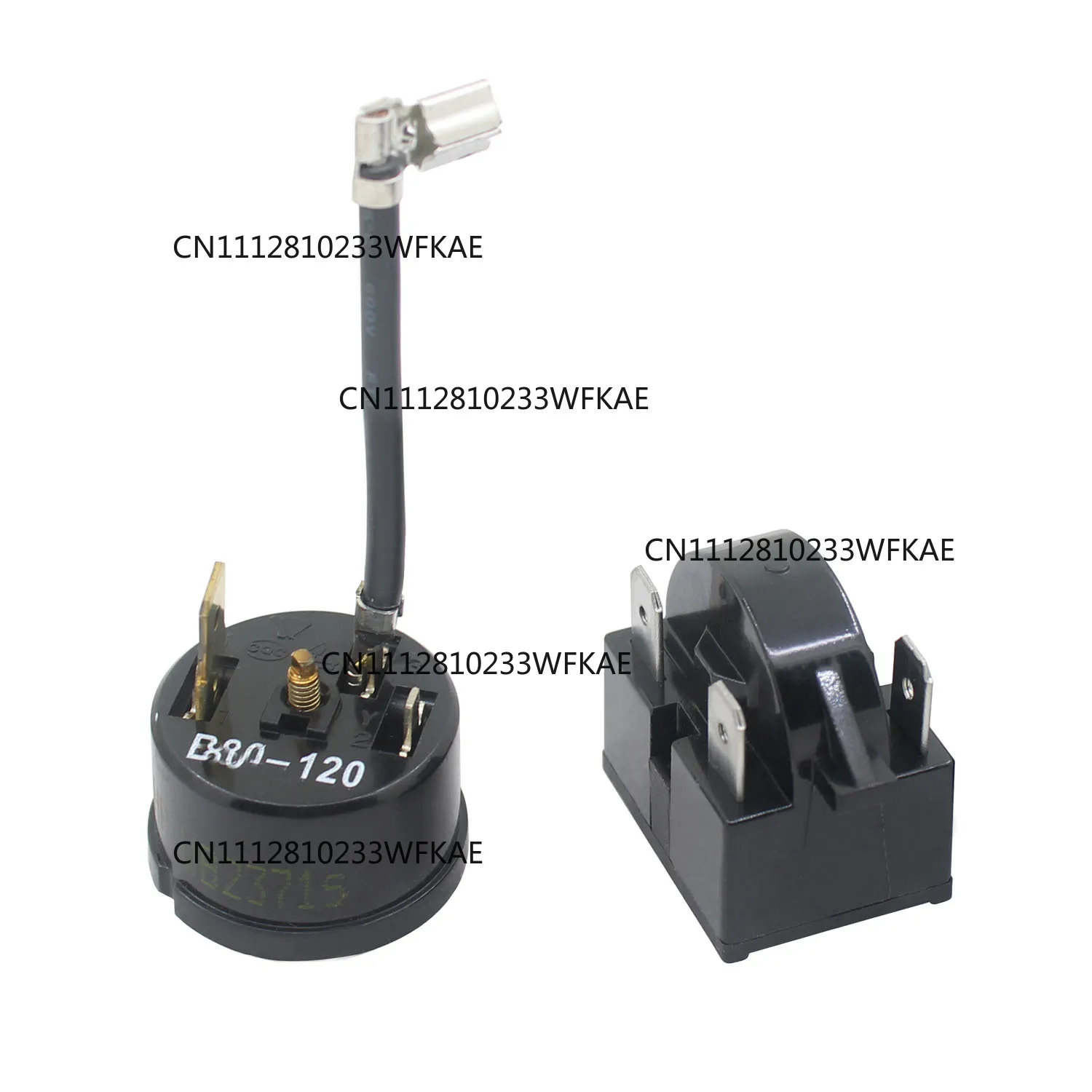 Refrigerator ptc starter relay QP2-15 compressor thermal overload protector