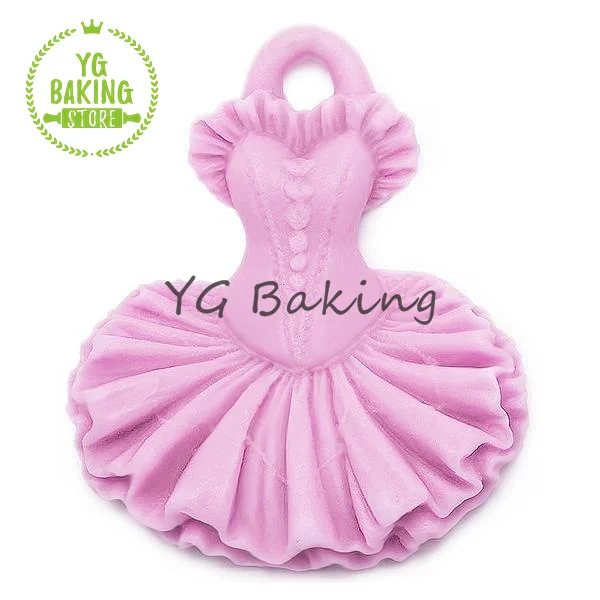 Dorica New Skirt/Dress Design Fondant Silicone Mold Chocolate Cake Mould Cake Decorating Tools Kitchen Accessories Bakeware