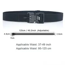 Tactical Nylon Belt with Magnetic Buckle #5