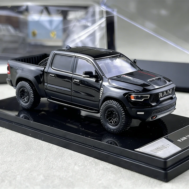 

Shadow Pro 1:64 RAM 1500 TRX легкосплавный автомобиль, литье под давлением и игрушечный транспорт, модель автомобиля, миниатюрная масштабная модель автомобиля, игрушки для детей