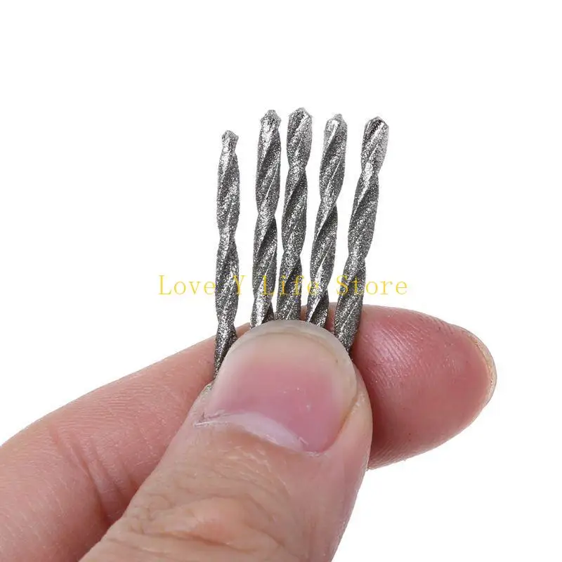 L74C 20pcs 1 mm 1,5 mm 2 mm 2 mm mm Diamond Twist Bits impostati per MET in vetro Met