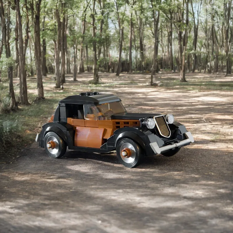 

165 шт., скоростной чемпион Citroen TRaction, AvantMOC, строительные блоки, образовательные DIY, креативная игрушка, подарок на день рождения для детей, блоки
