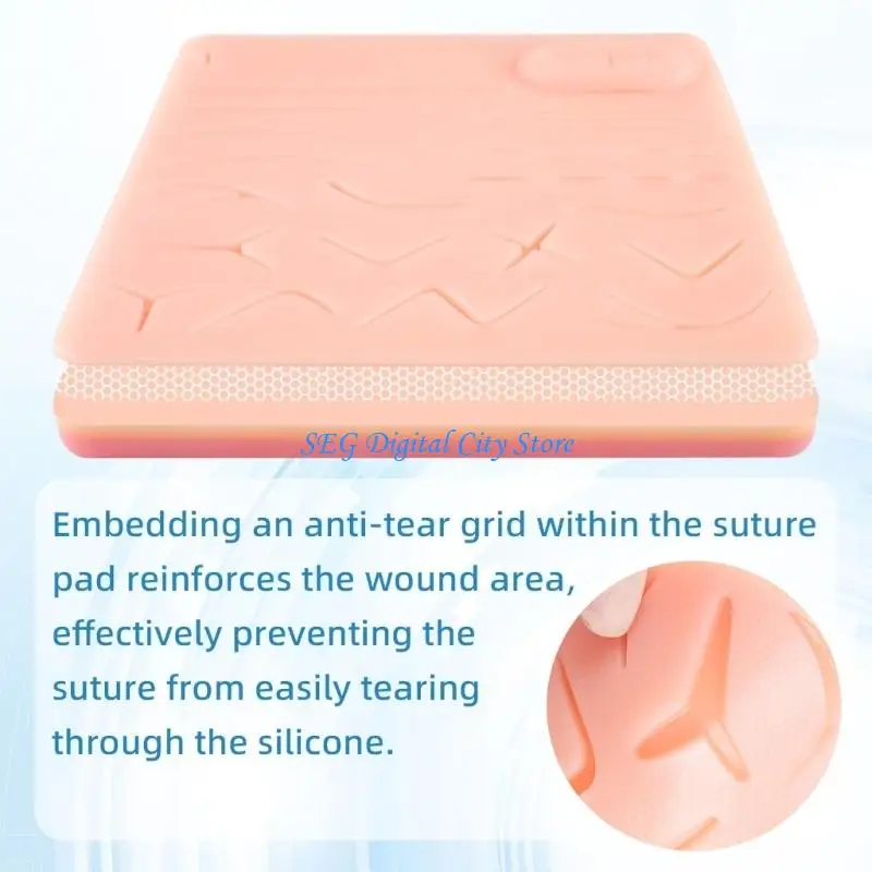 U75B Portable Suture Practice Skin Pad Surgical Suture Training Model For Clinical