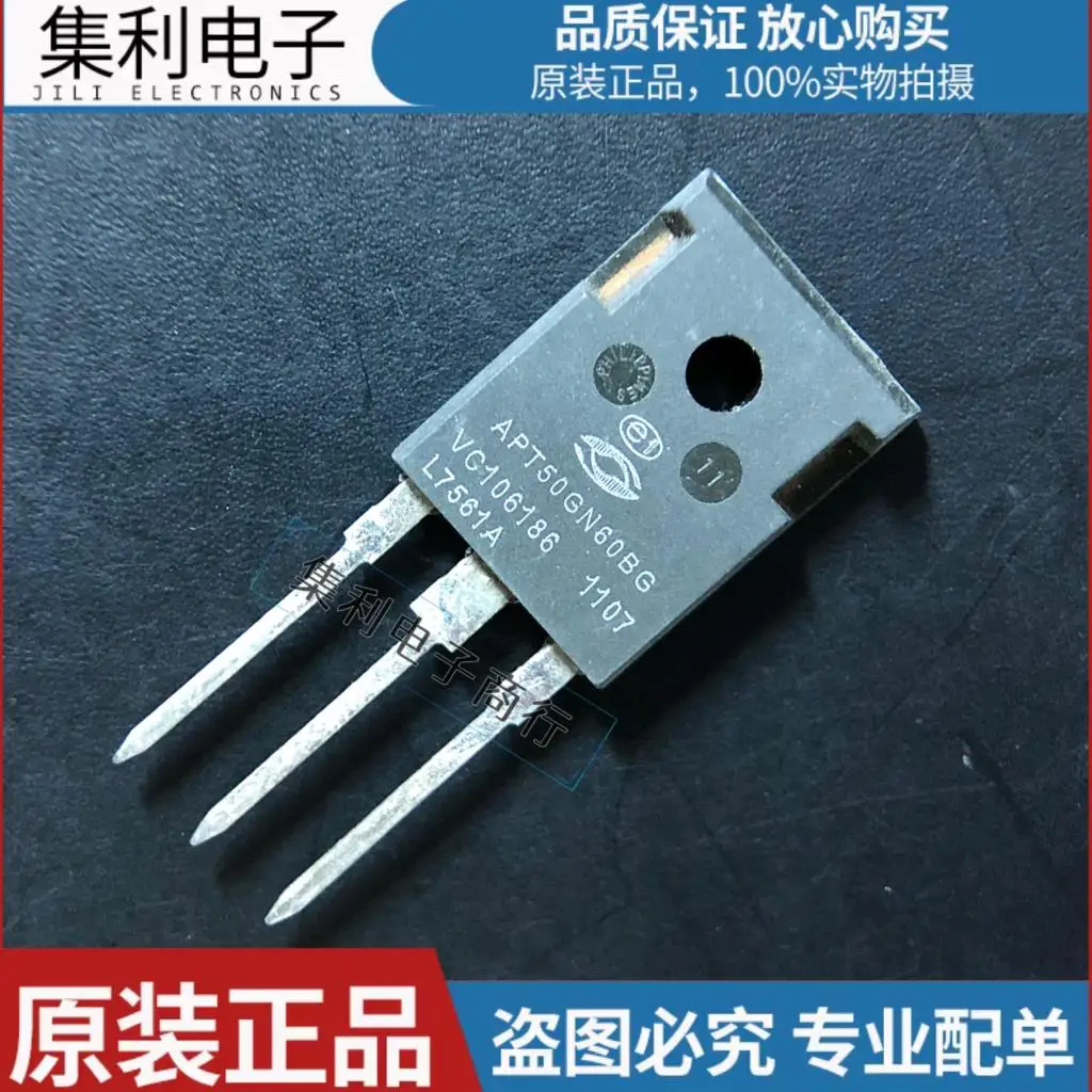 10 Pçs/lote APT50GN60BG TO-247 50A 600V IGBT Importado Original