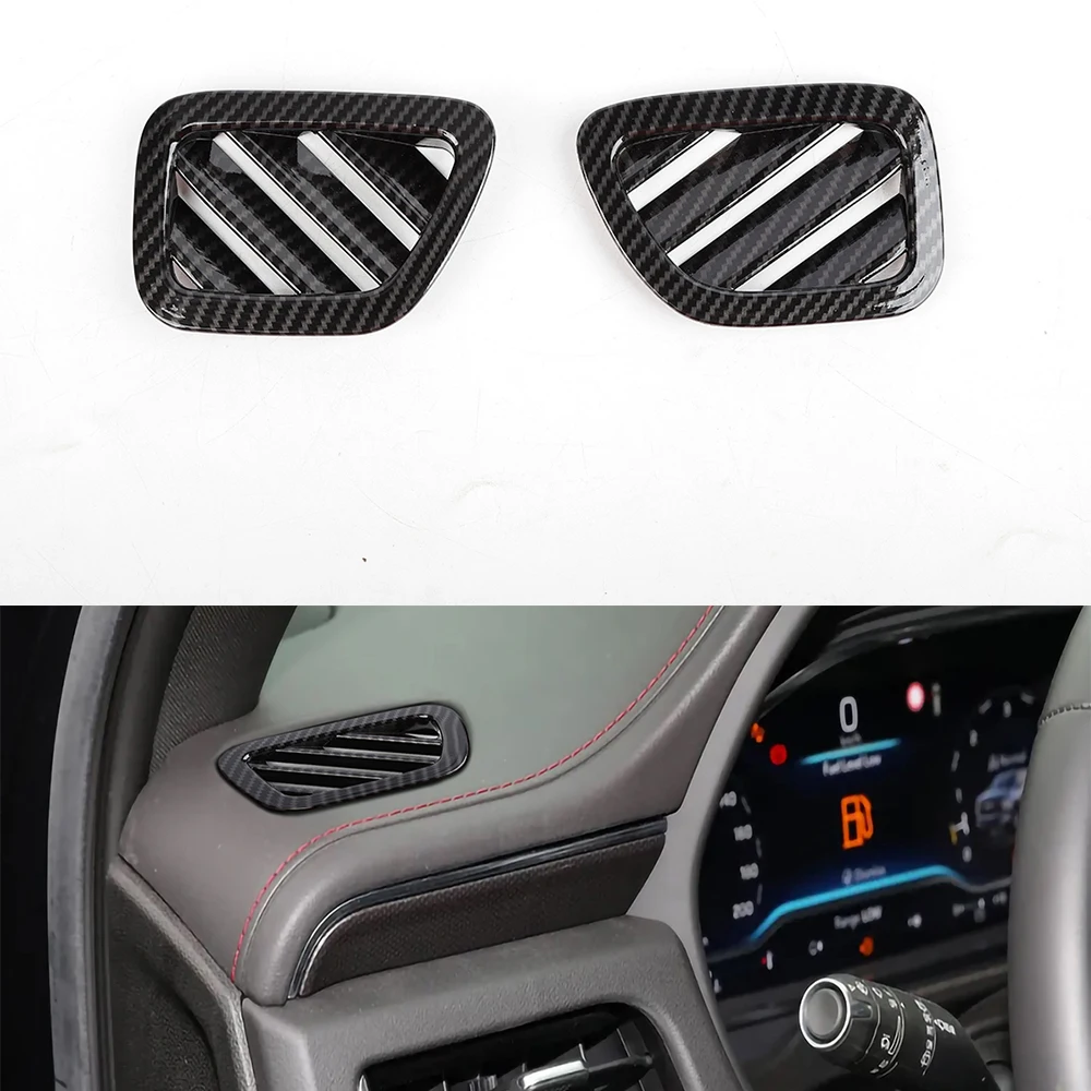 

Car Dashboard Upper Air Vent Cover ABS Stickers For Suburban 2020+ For Tahoe 2021+ Interior Accessory