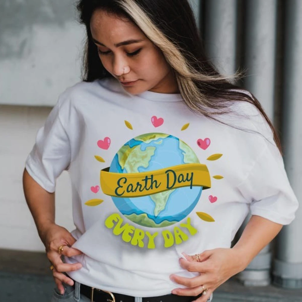 

Earth Day Everyday Shirt Nature Lover T-Shirt Eco-Friendly Shirt Gift for Nature Lovers Men Women Summer Daily Life Cotton Tops