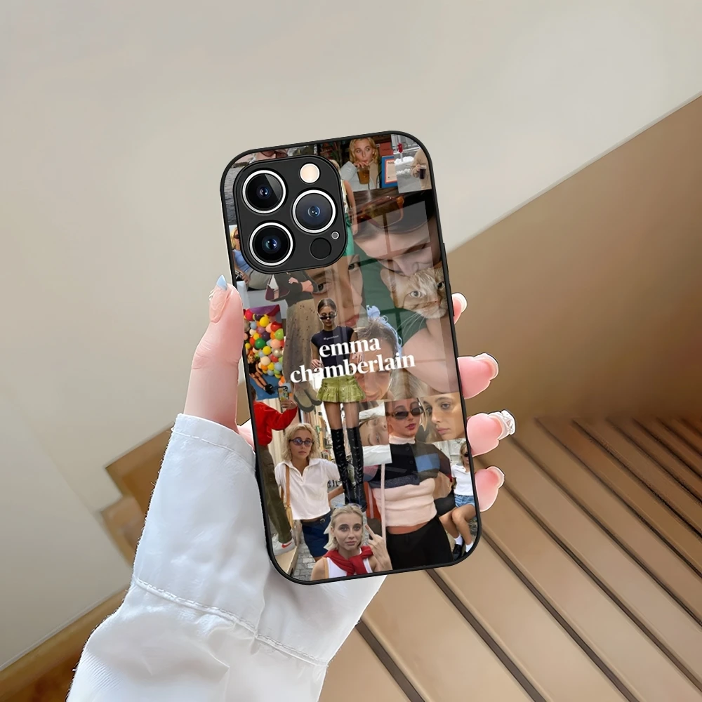 حافظة لهاتف آيفون 13 15 14 16 12 11 Pro XS Max Plus Mini X XR 8 7 6s SE2020 من الزجاج المقسى