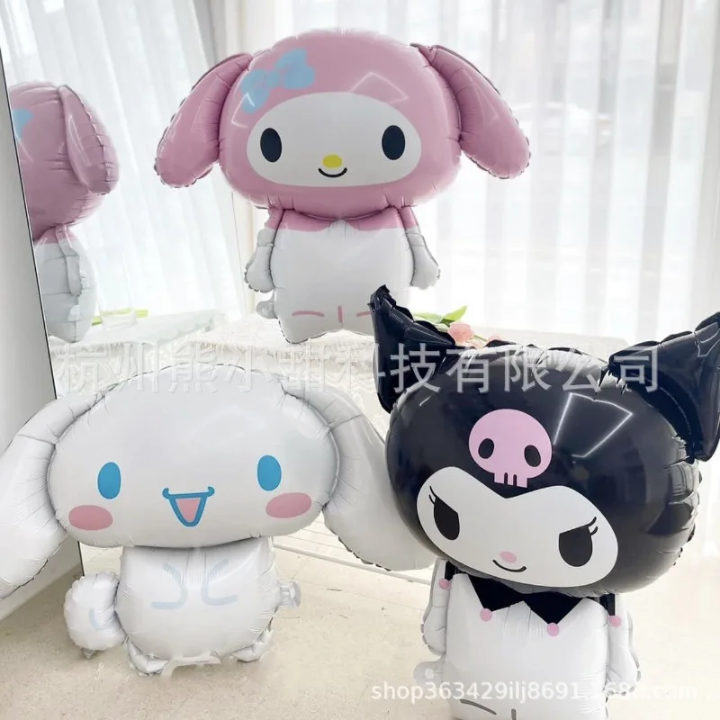 

Sanrio Balloons Anime My Melody Kuromi Cinnamoroll Birthday Party Room Decoration Jumbo Balloons Cute Cartoon Photography Props