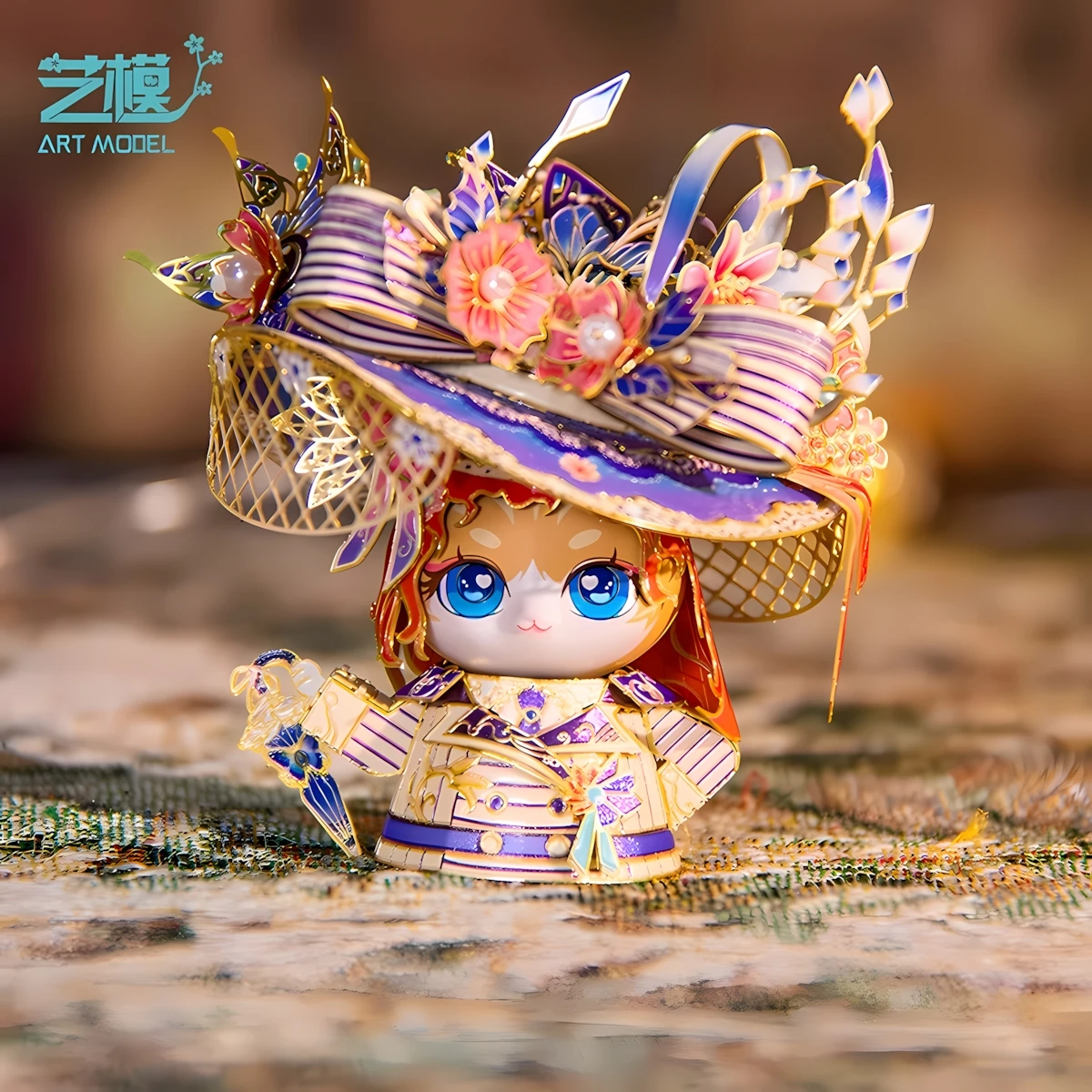 

Metal Assembly Model Lucky Cat 3D Three-dimensional Puzzle Handmade DIY High-end Wedding Gift