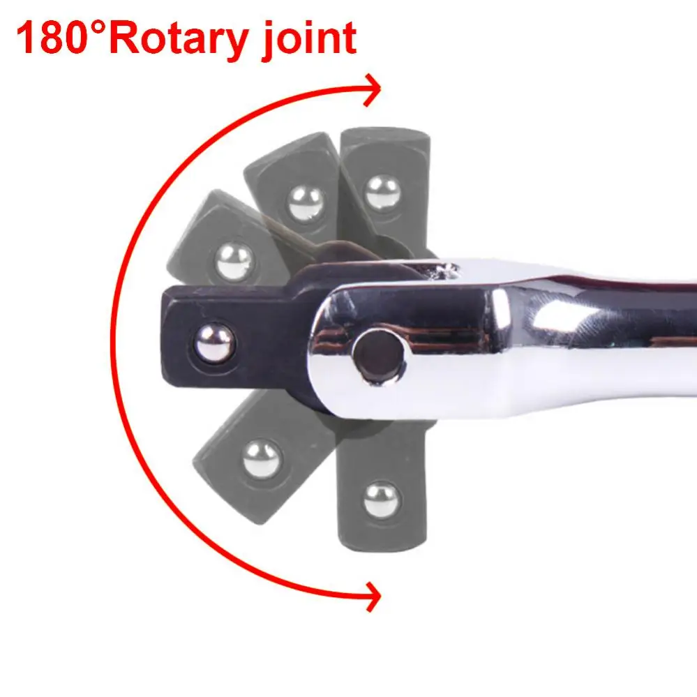 Force Bar Activity Head Socket Wrench, punho de direção forte para reparar, 1, 2 F Rod, 18\