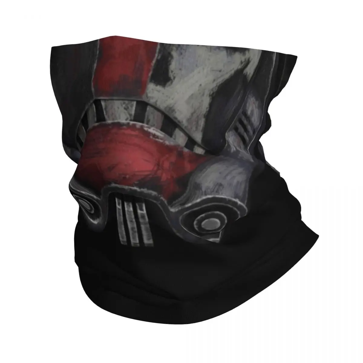 Sci Fi Tribal Wars Helmet Cosplay Bandana Neck Gaiter for Ski Hunting Women Men Wrap Scarf Ahsoka Tano Balaclava Warmer