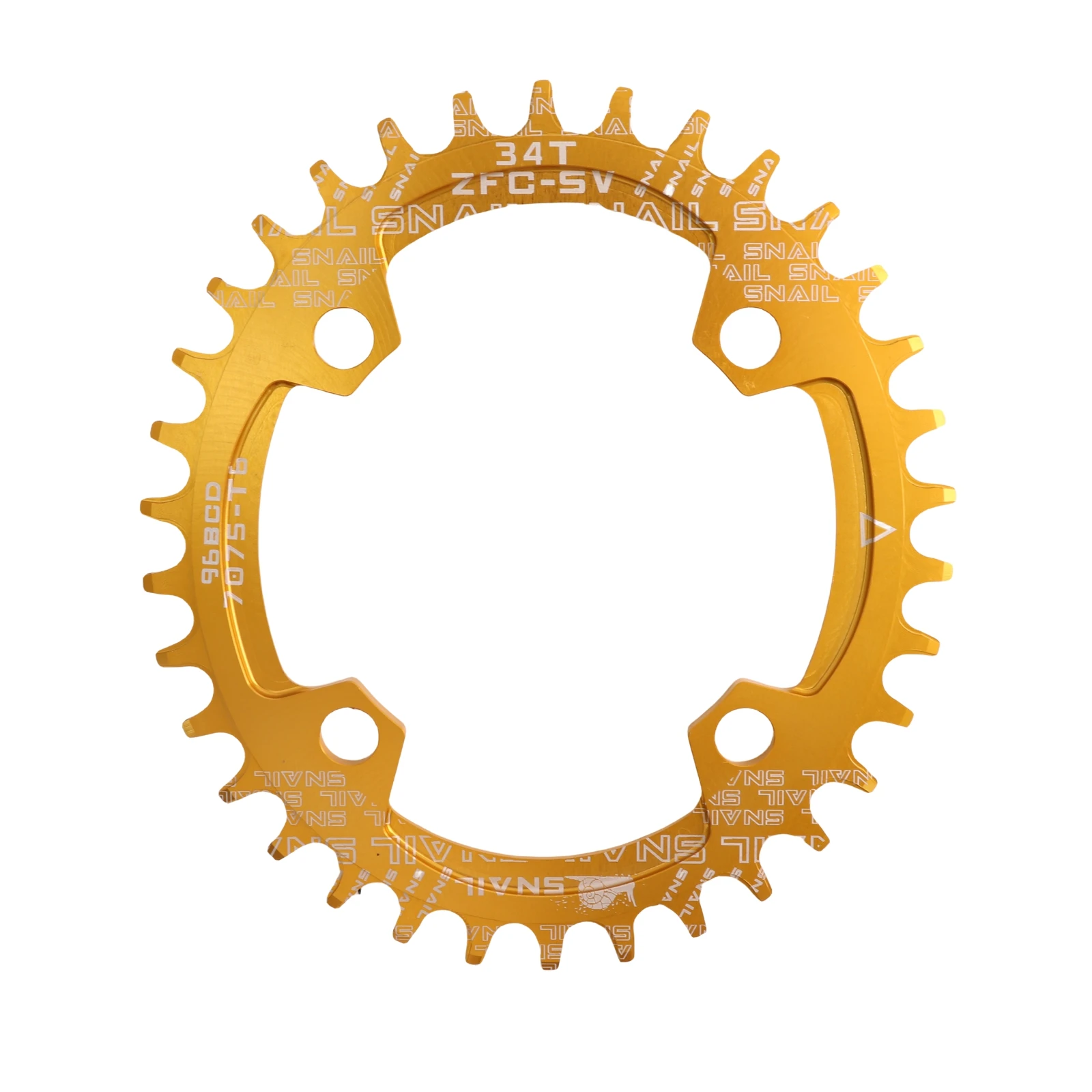 SNAIL 96BCD Oval Chainring for Shimano Alivio M4050 M4000 M3000 M2000 Narrow-Wide 32–36T
