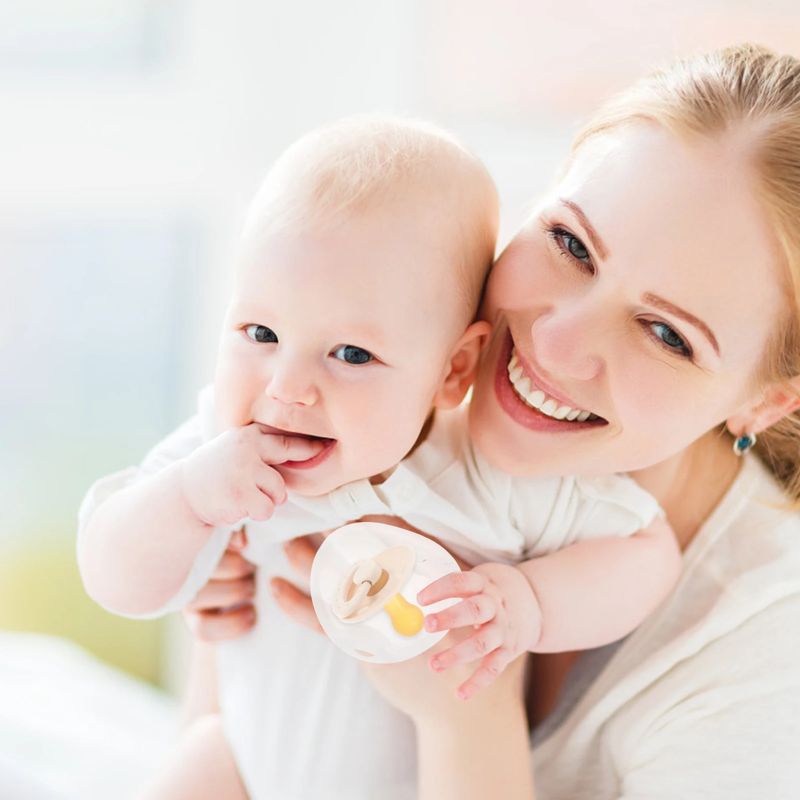 

6Pcs Portable Pacifier Storage Box Triangular Infant Pacifier Holder Case Baby Travel Organizer Container Pacifer Case