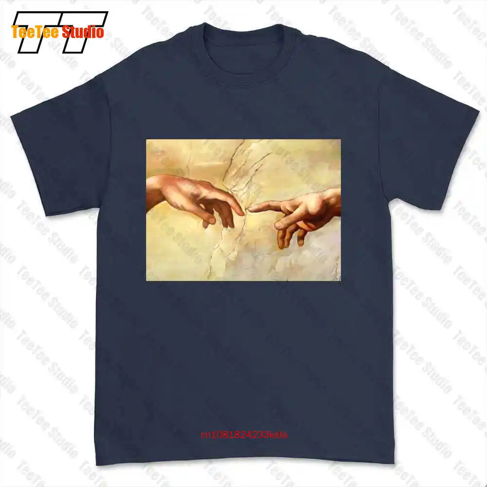 Michaelangelo Creation Of Adam Sistine Chapel T-shirt Tee 03NB