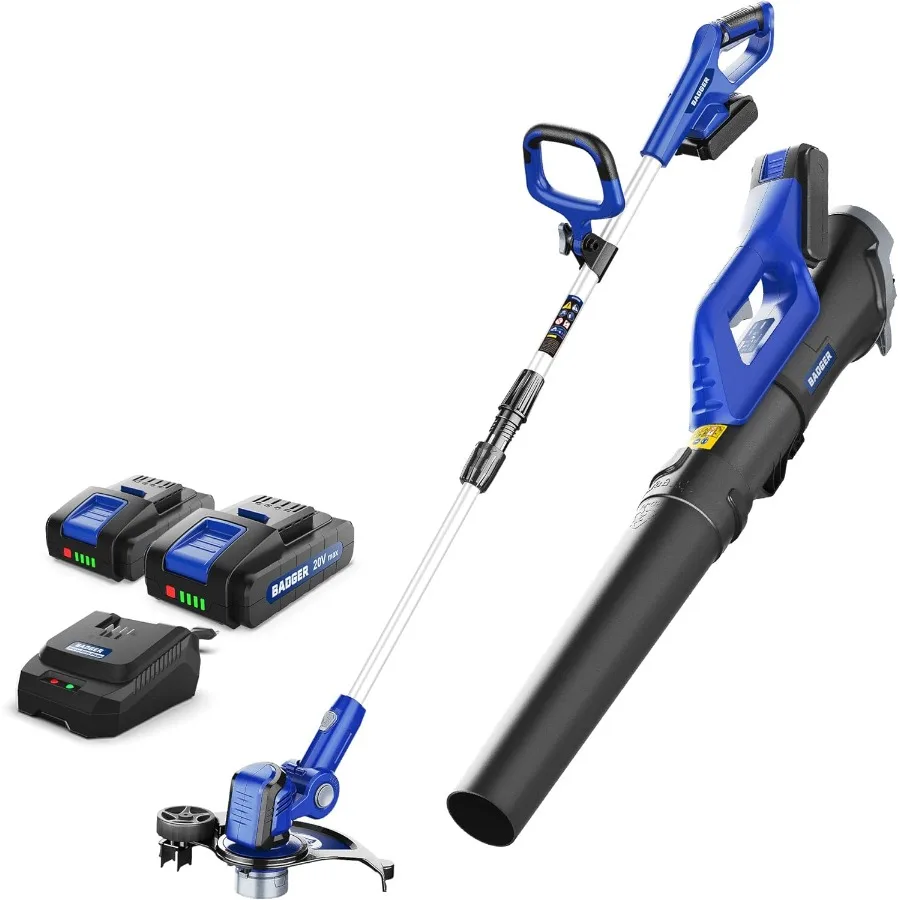 

Вентилятор для листьев Weed Wacker, 20 В, с комплектом колесных кромких станков, электрический триммер с легким дизайном и регулируемым телескопом