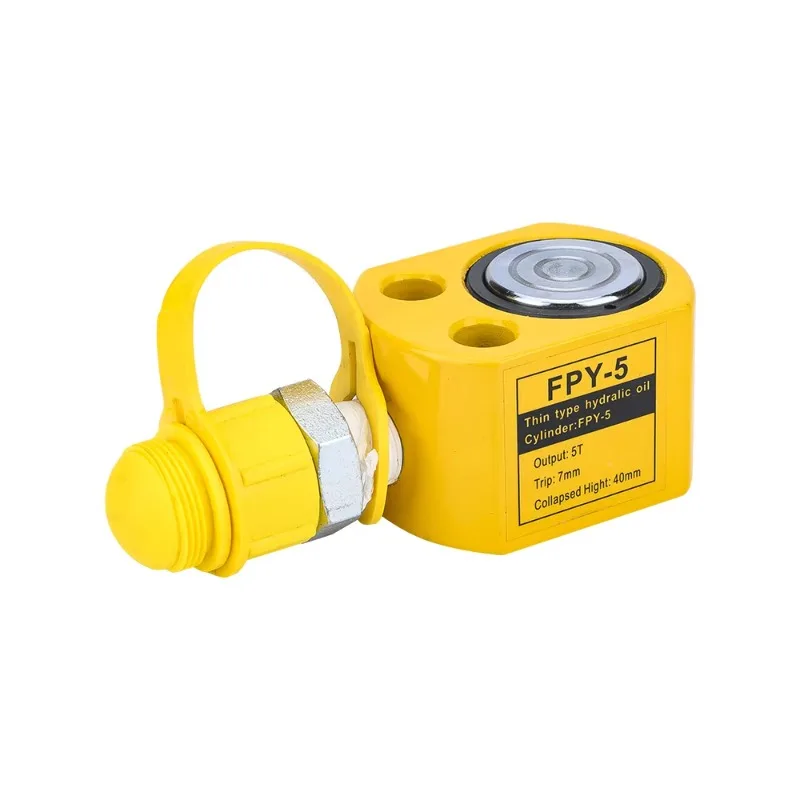 Conception compacte ultra mince de capacité de cric hydraulique 5T 10T pour l'ingénierie de ponts de construction