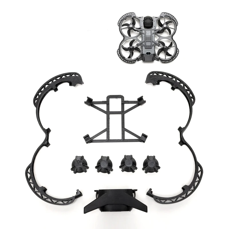 

Guard for DJI Avata 360, 3D Printed PLA+ Bumper Frame with Landing Gear & Tail Fin, Tool-Free Snap-On