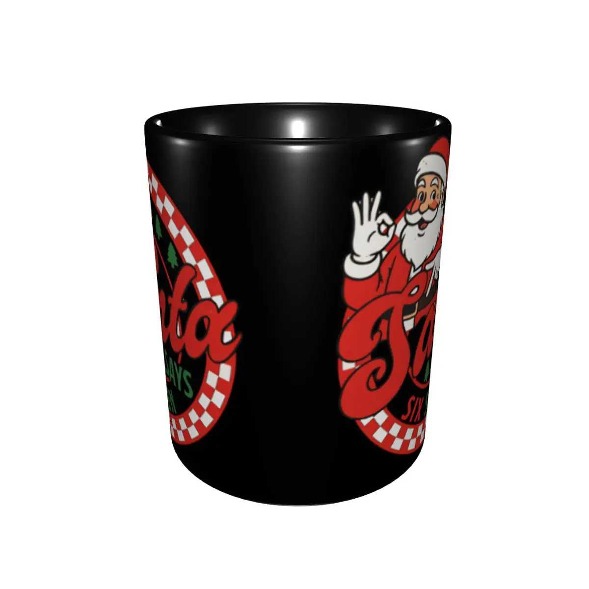 Novelty Santa 67 Christmas 6 7 Meme Gen Alpha Meme Six Seve Tea Cup Home Mugs