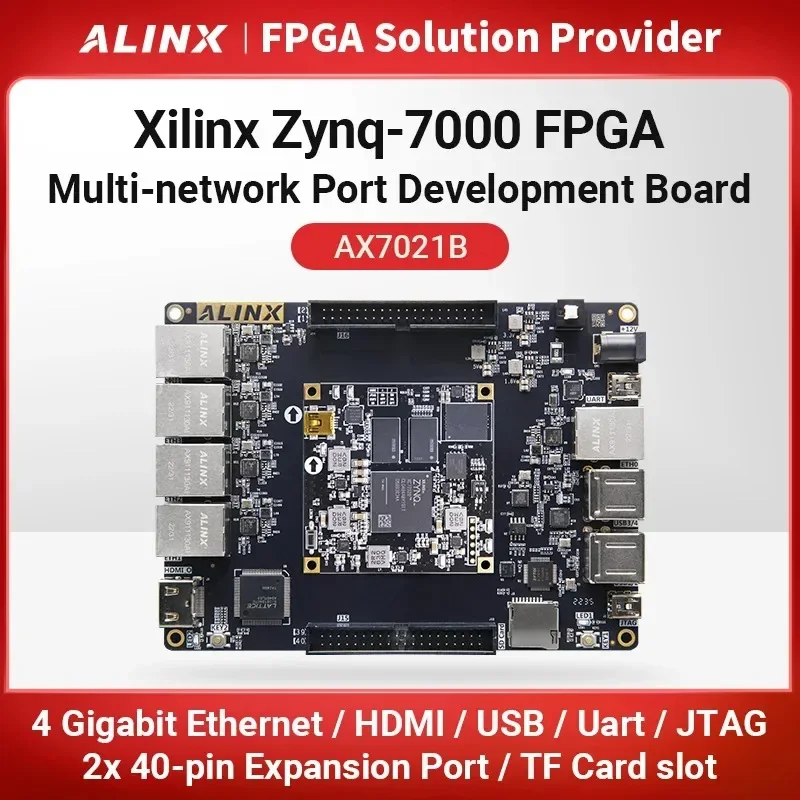 

Alinx XILINX Zynq-7000 SoC FPGA Development Board AX7021B XC7Z020