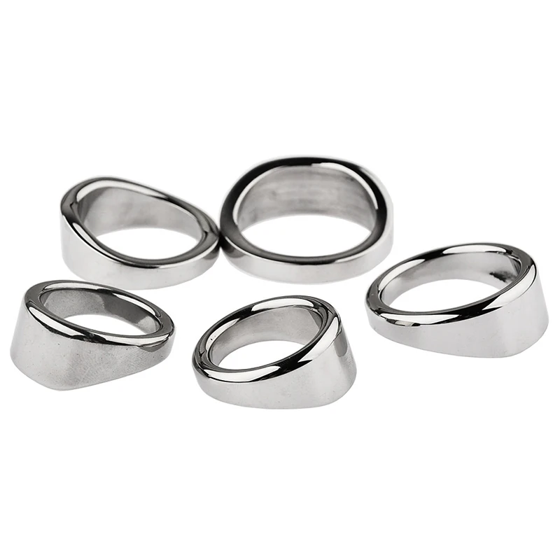 HBMale Stainless steel Penis Ring Sex Toy Sexual Stimulation Device Bevelled Design Cockring For Men Chastity Foreskin Glans