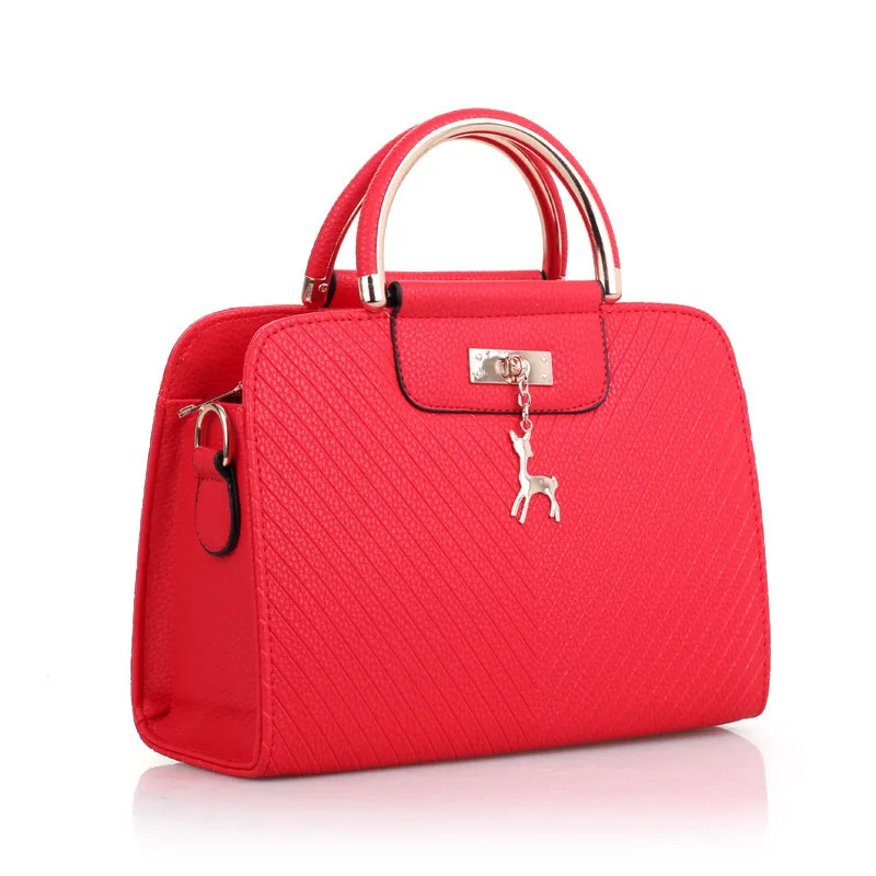 

Vento Marea Designer Bag For Women 2023 New Luxury Tote Deer Metal Decration Shoulder Bag Red Bride Handbag Female Free Shipping